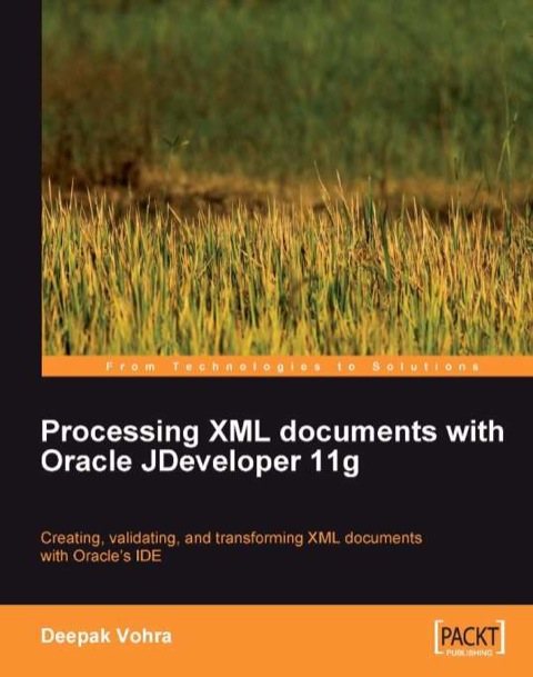Cover image for book Processing XML documents with Oracle JDeveloper 11g