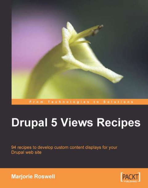 Cover image for book Drupal 5 Views Recipes