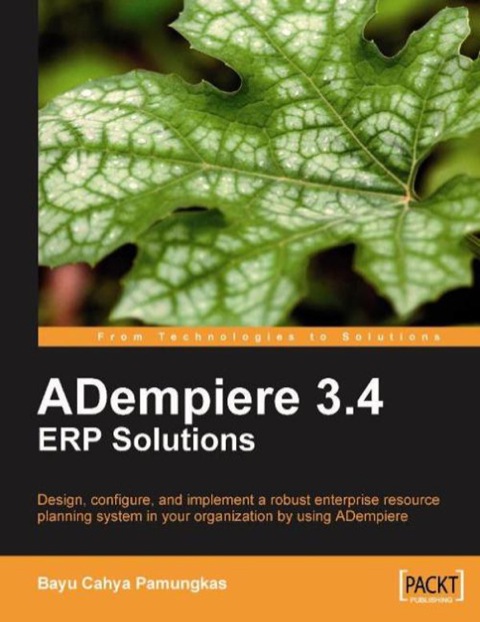 Cover image for book ADempiere 3.4 ERP Solutions