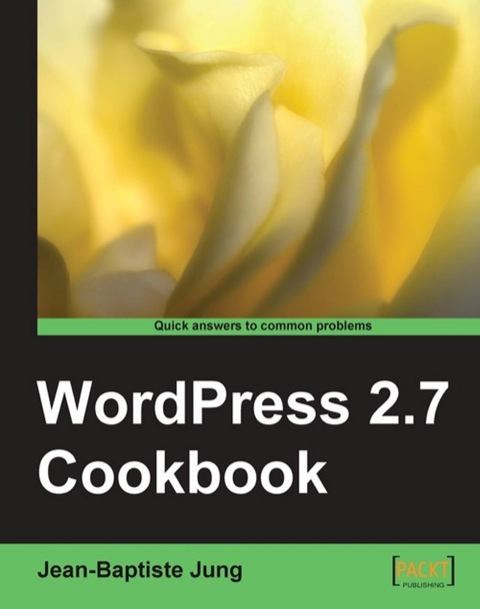 Cover image for book WordPress 2.7 Cookbook