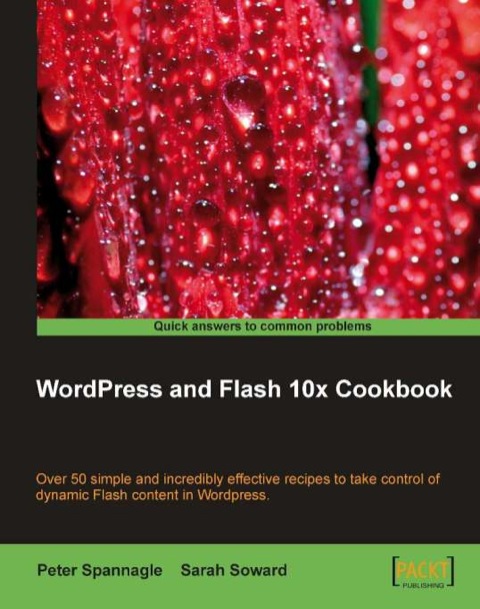 Cover image for book WordPress and Flash 10x Cookbook