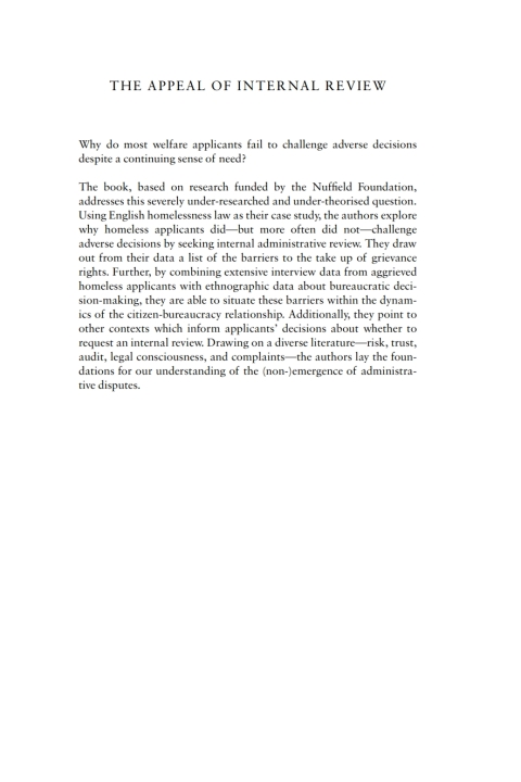 The Appeal of Internal Review 