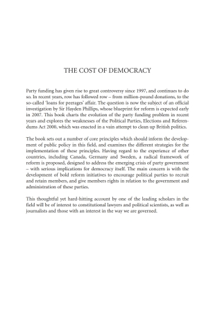 The Cost of Democracy