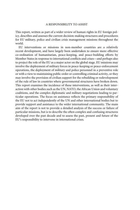 Cover image for book A Responsibility to Assist