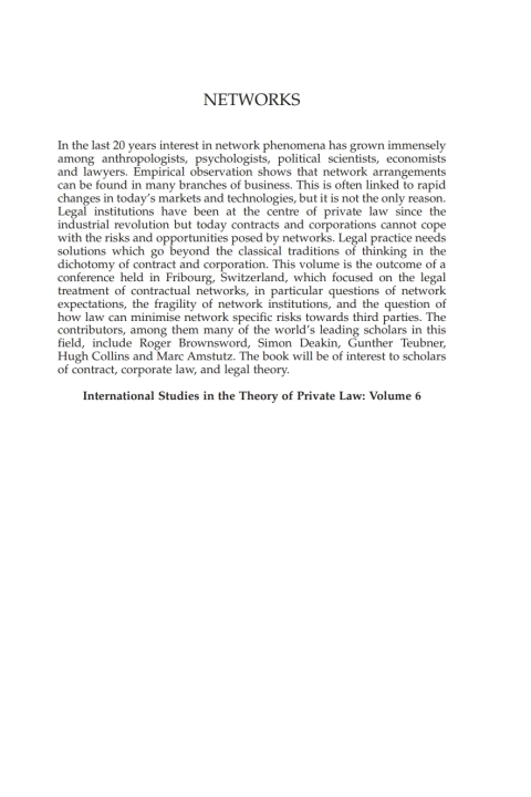 Cover image for book Networks