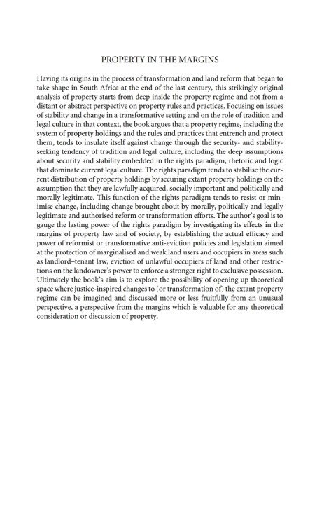 Property in the Margins 