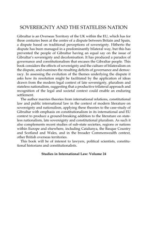 Sovereignty and the Stateless Nation