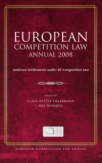 صورة الغلاف: European Competition Law Annual 2008 1st edition 9781841139586