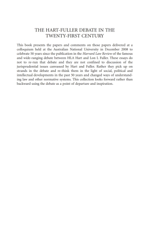 The Hart-Fuller Debate in the Twenty-First Century
