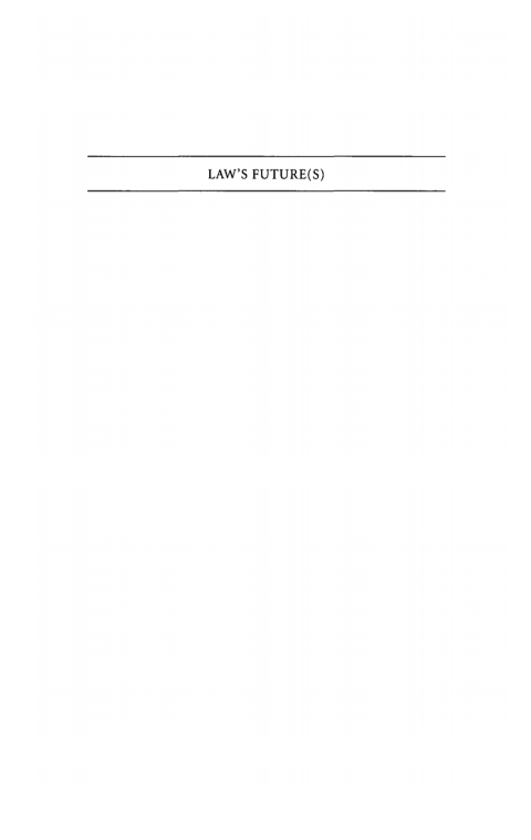 Cover image for book Law's Future(s)
