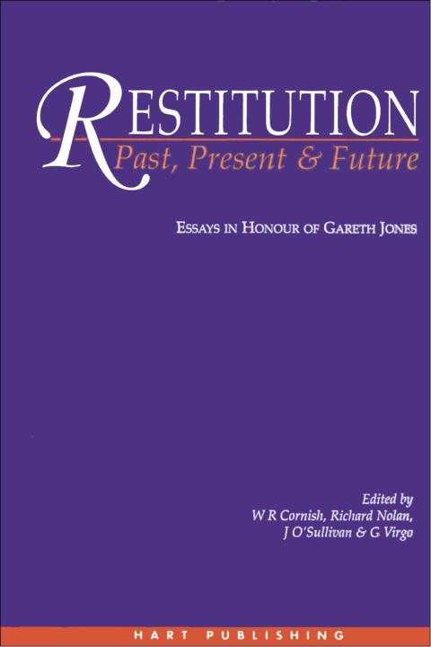 Cover image for book Restitution: Past, Present and Future