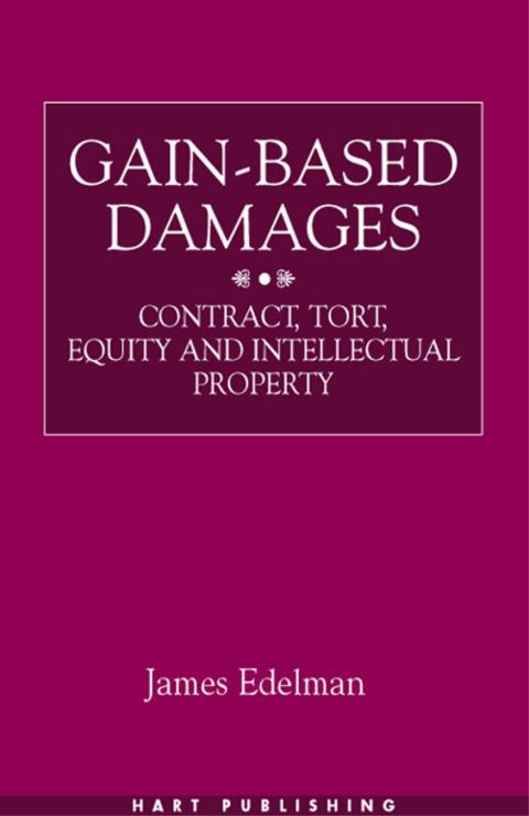Cover image for book Gain-Based Damages