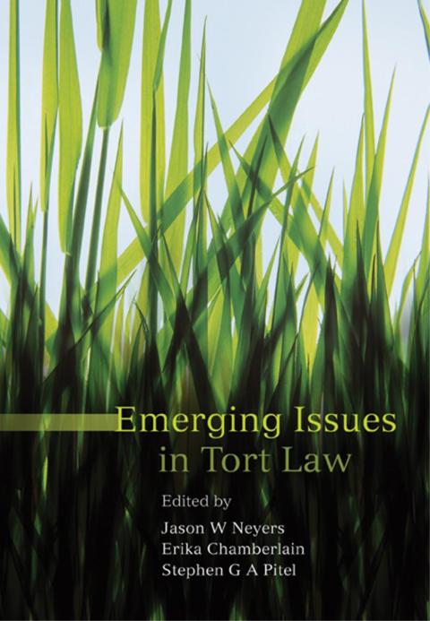 Cover image for book Emerging Issues in Tort Law