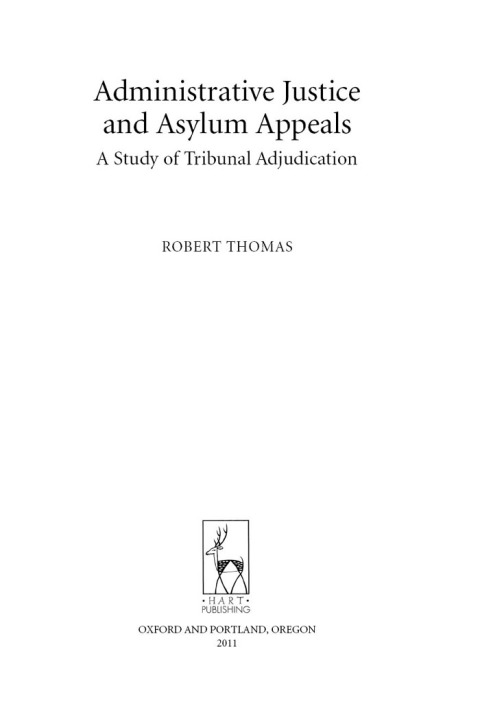 Cover image for book Administrative Justice and Asylum Appeals