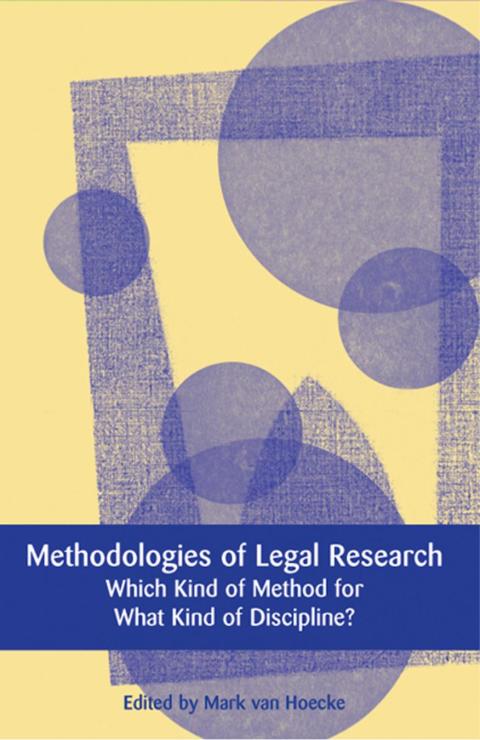 Cover image for book Methodologies of Legal Research