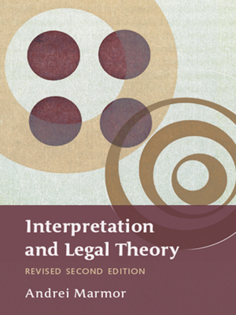 Cover image for book Interpretation and Legal Theory