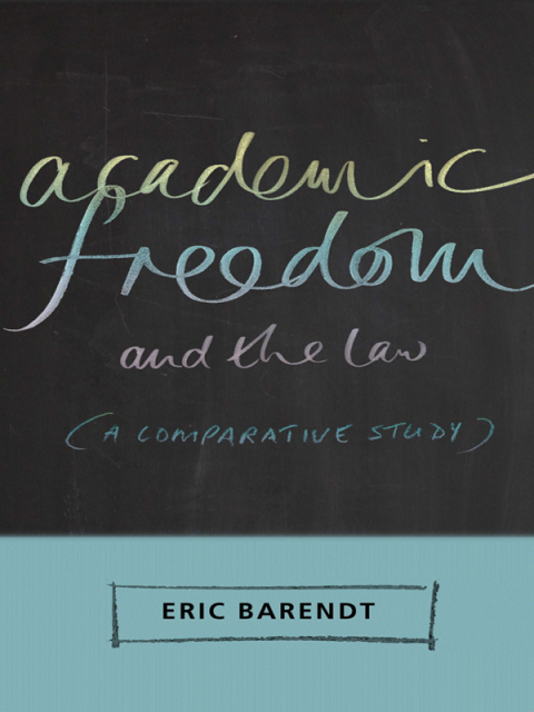 Cover image for book Academic Freedom and the Law