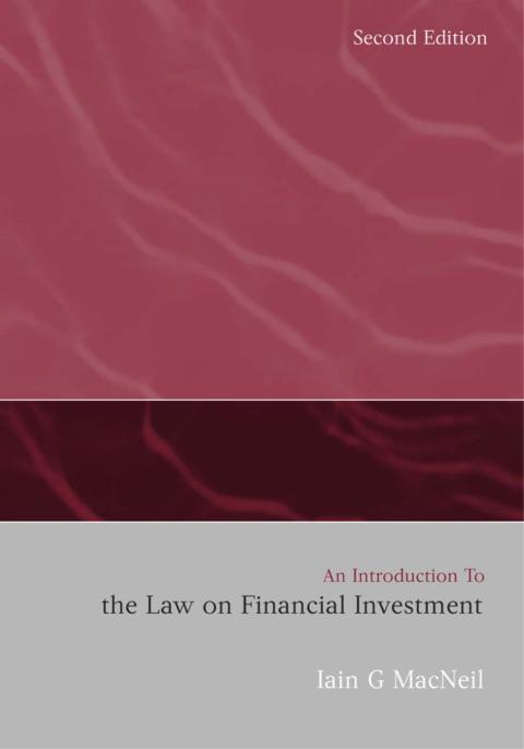 Cover image for book An Introduction to the Law on Financial Investment