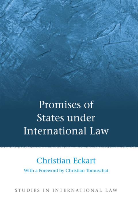 Cover image for book Promises of States under International Law