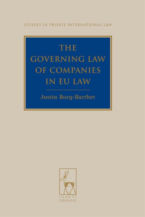 Cover image for book The Governing Law of Companies in EU Law