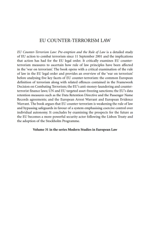 EU Counter-Terrorism Law