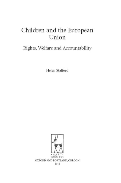 Cover image for book Children and the European Union