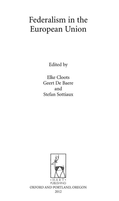 Cover image for book Federalism in the European Union