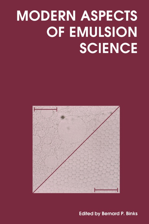 Cover image for book Modern Aspects of Emulsion Science