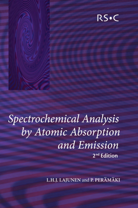 Cover image for book Spectrochemical Analysis by Atomic Absorption and Emission