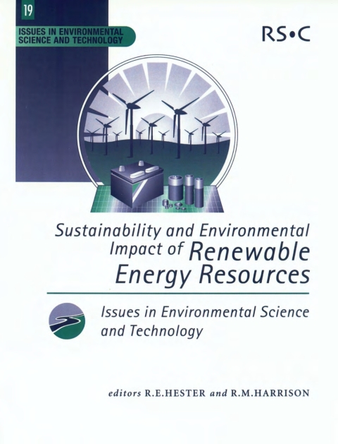 Cover image for book Sustainability and Environmental Impact of Renewable Energy Sources