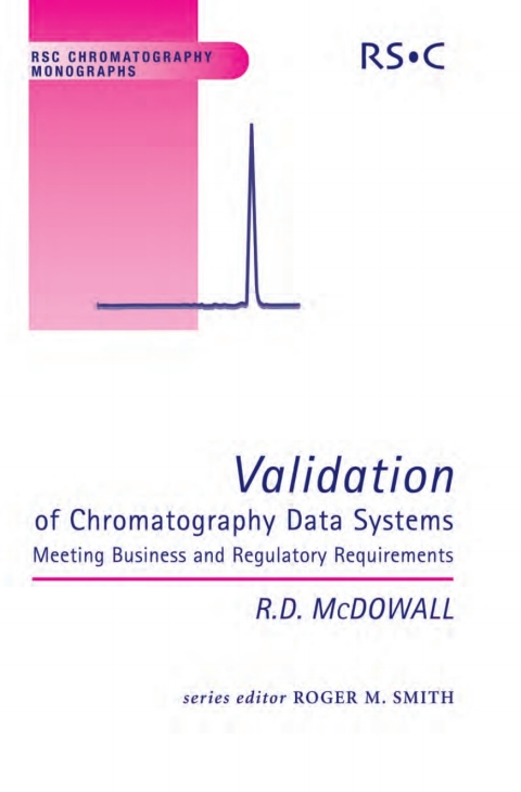 Cover image for book Validation of Chromatography Data Systems