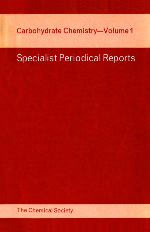 Cover image for book Carbohydrate Chemistry