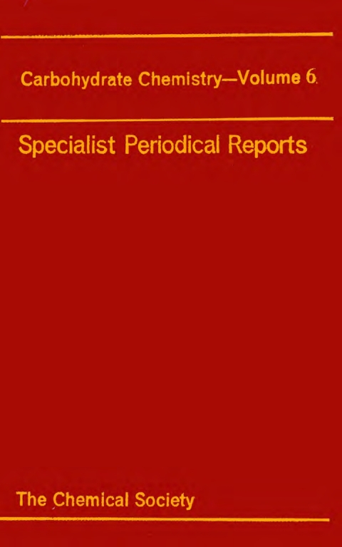 Cover image for book Carbohydrate Chemistry
