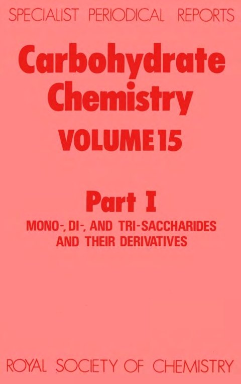 Cover image for book Carbohydrate Chemistry