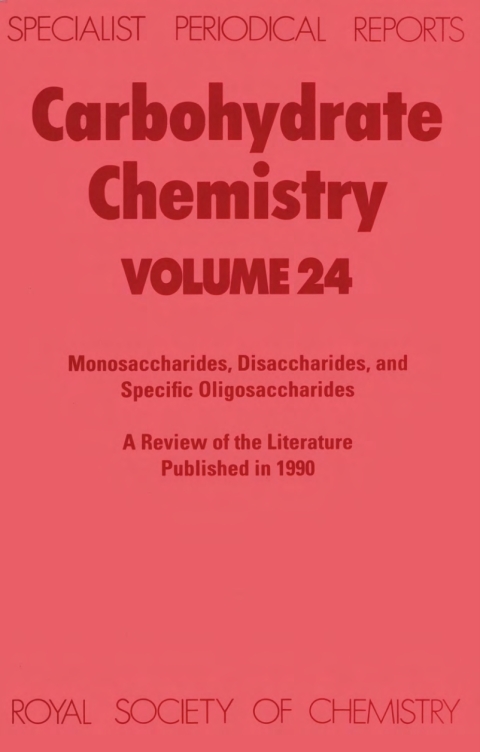 Cover image for book Carbohydrate Chemistry