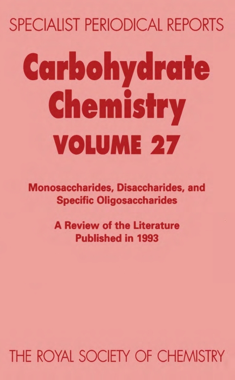 Cover image for book Carbohydrate Chemistry