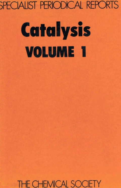 Cover image for book Catalysis