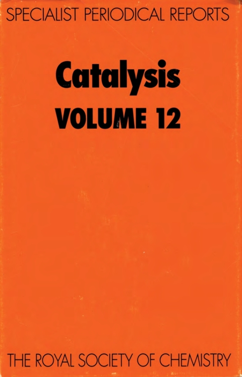 Cover image for book Catalysis