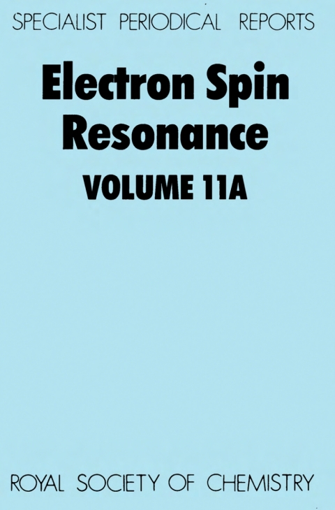 Cover image for book Electron Spin Resonance