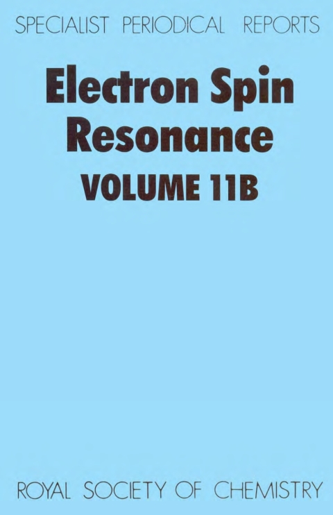 Cover image for book Electron Spin Resonance