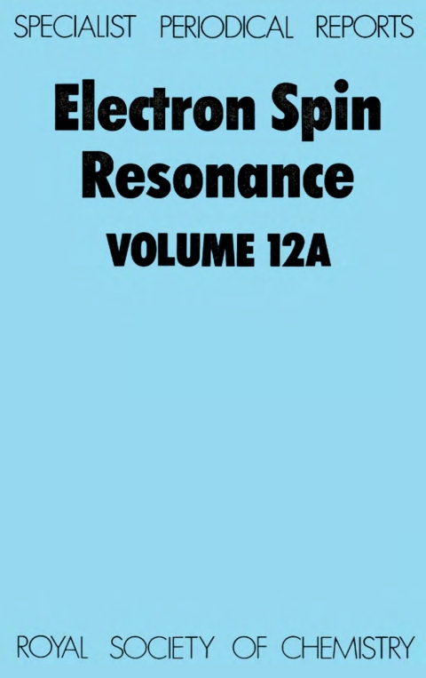 Cover image for book Electron Spin Resonance