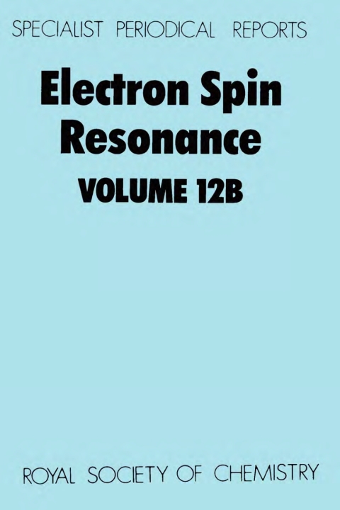 Cover image for book Electron Spin Resonance