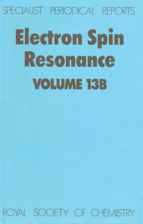 Cover image for book Electron Spin Resonance