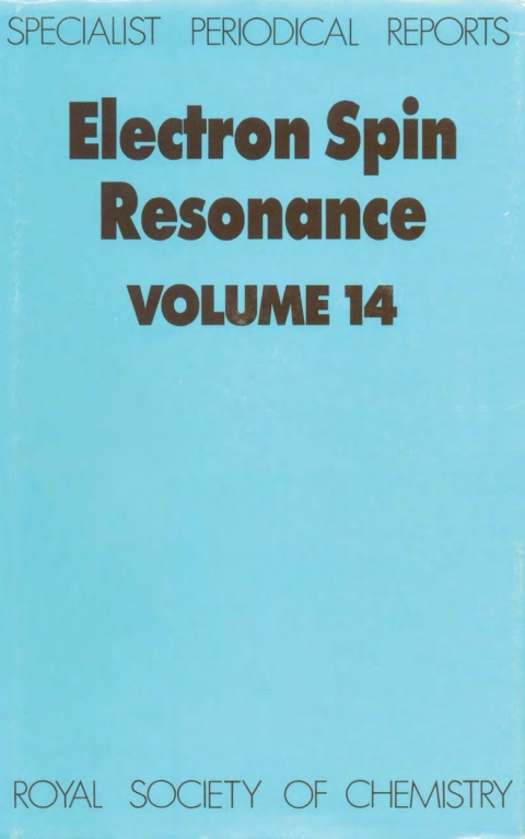 Cover image for book Electron Spin Resonance