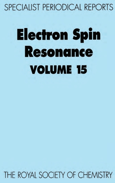 Cover image for book Electron Spin Resonance
