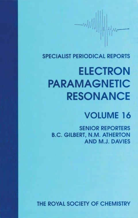 Cover image for book Electron Paramagnetic Resonance
