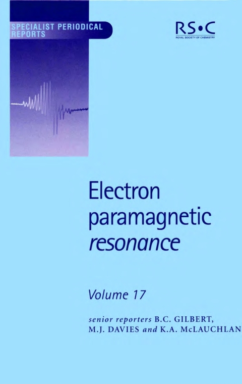 Cover image for book Electron Paramagnetic Resonance
