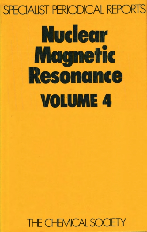 Cover image for book Nuclear Magnetic Resonance
