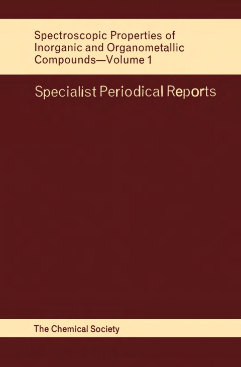 Cover image for book Spectroscopic Properties of Inorganic and Organometallic Compounds