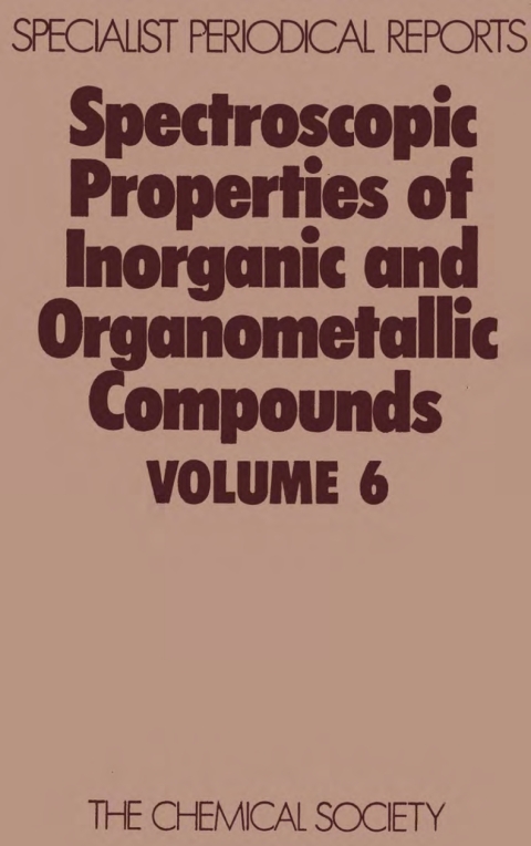 Cover image for book Spectroscopic Properties of Inorganic and Organometallic Compounds